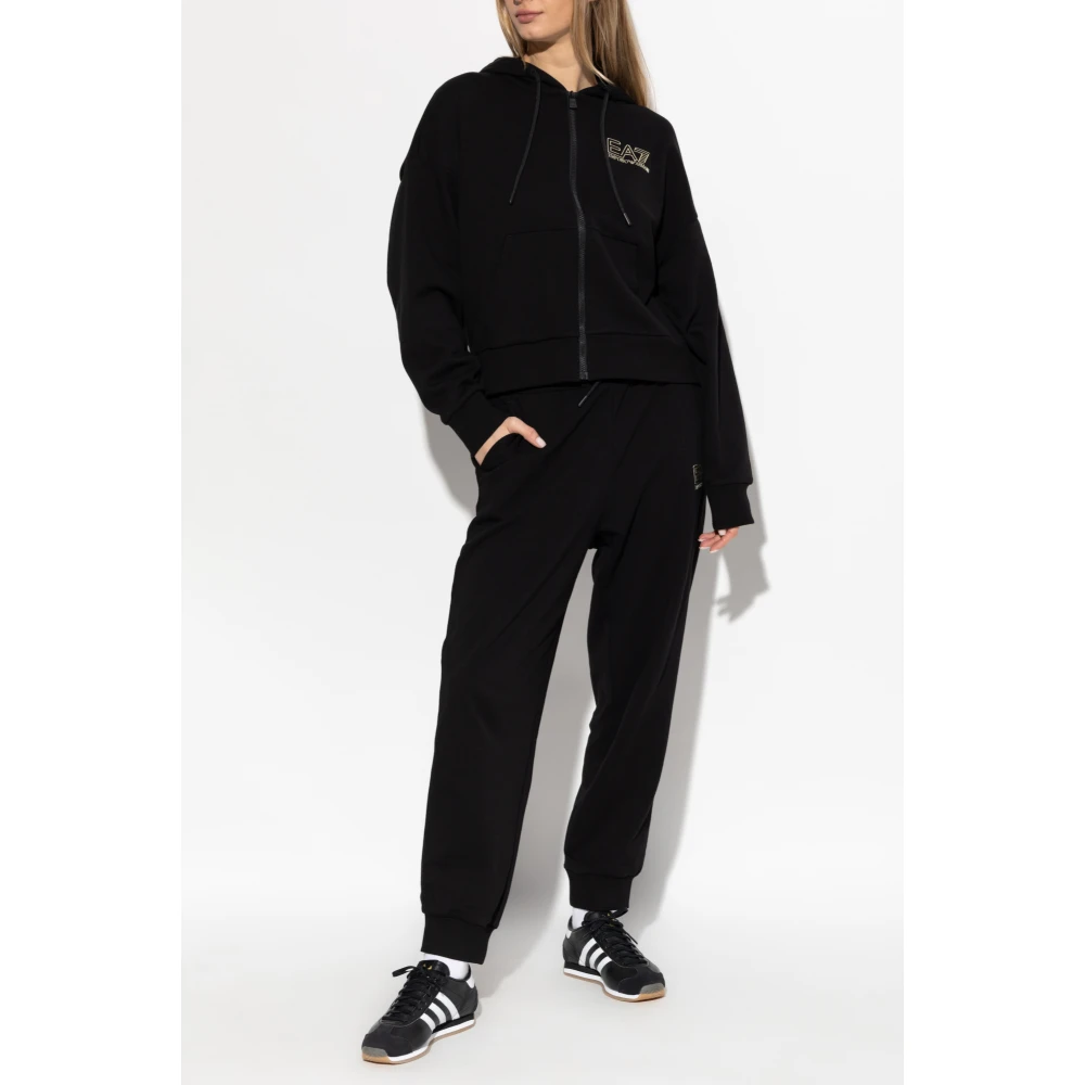 Emporio Armani EA7 Set: broek en sweatshirt uit de collectie Black Dames