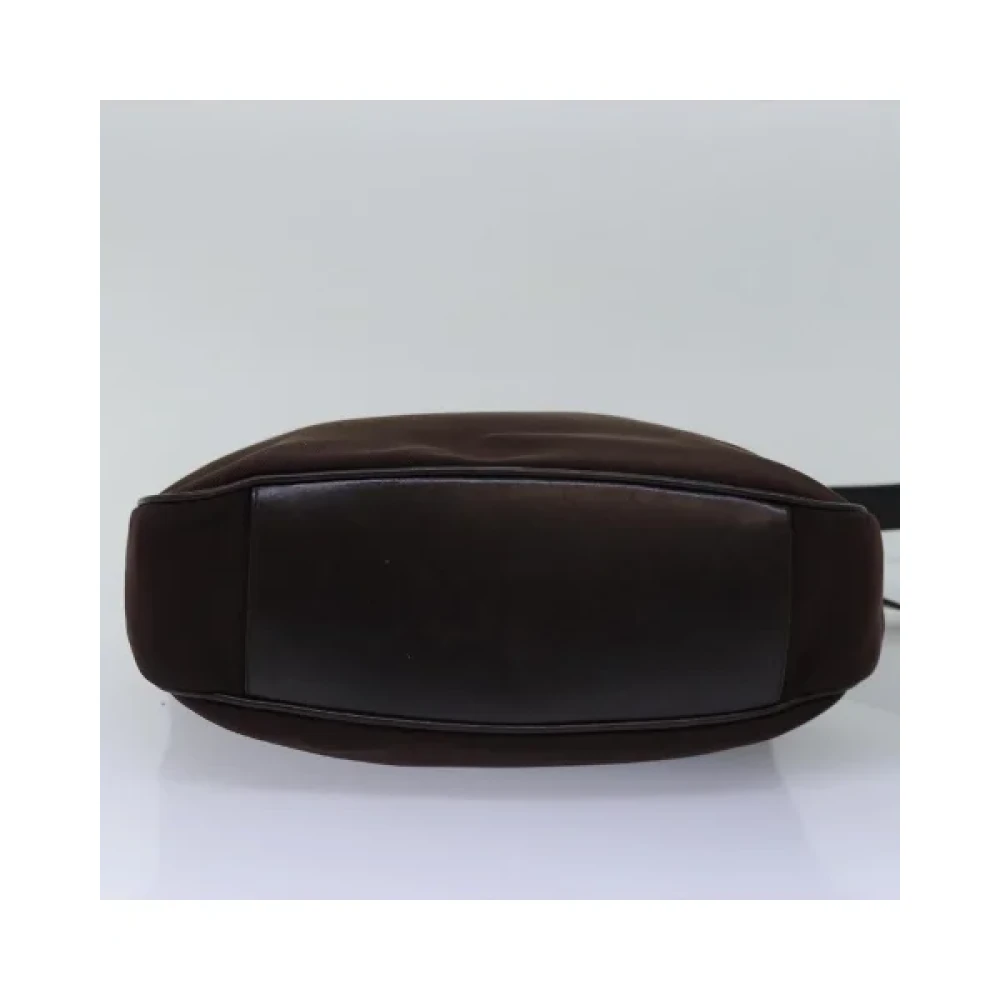 Gucci Vintage Pre-owned Nylon gucci-bags Brown Dames