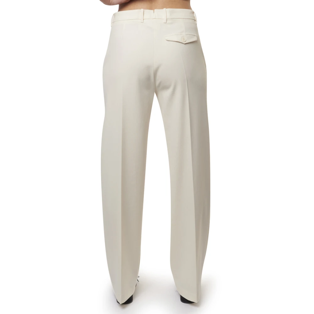 Semicouture Straight Trousers Beige Dames