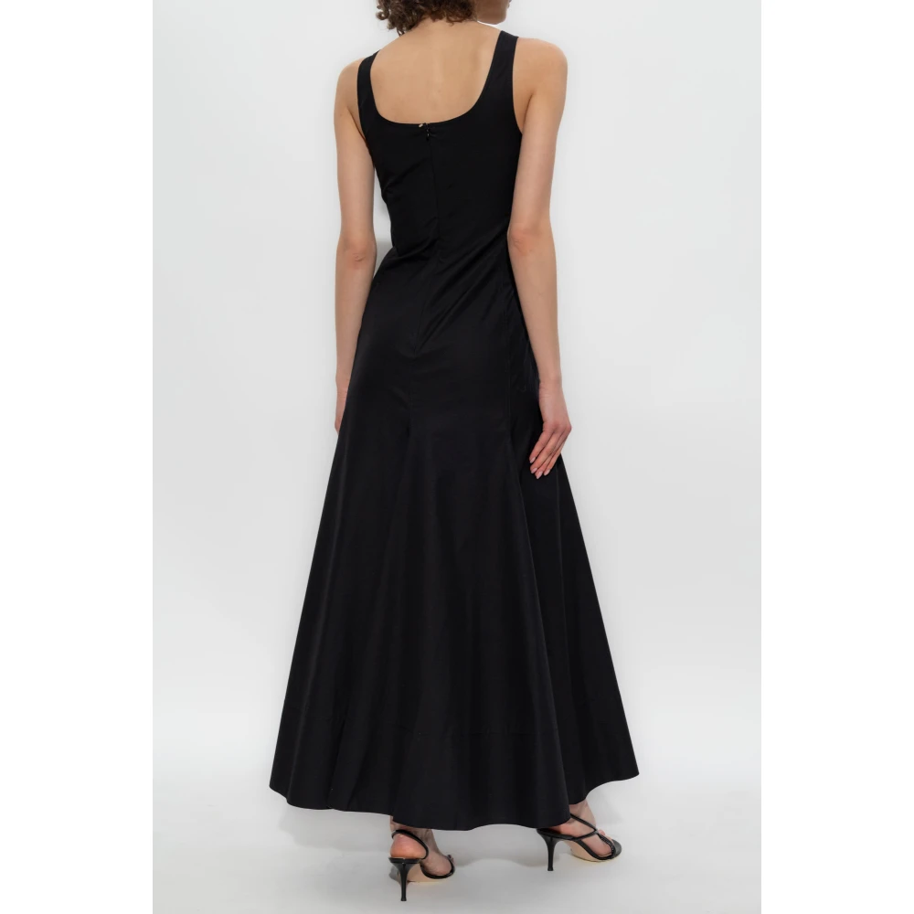SPORTMAX Jurk met bandjes 'Galante' Black Dames