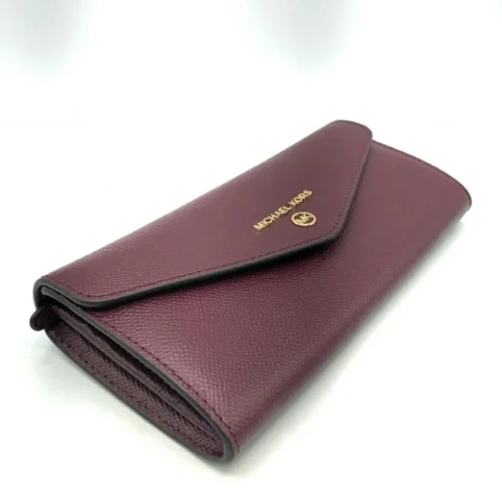 Michael Kors Pre-owned Fabric wallets Red Dames