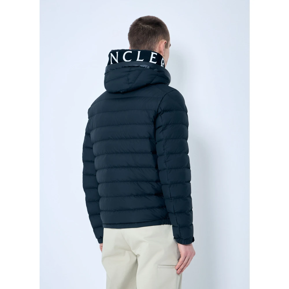 Moncler Gewatteerde Hooded Donsjas Black Heren