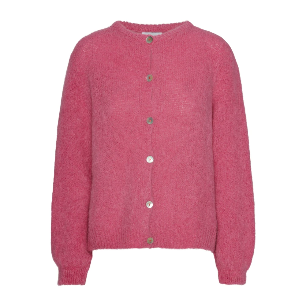 American Dreams Zachte Roze Alpaca Vest Pink Dames