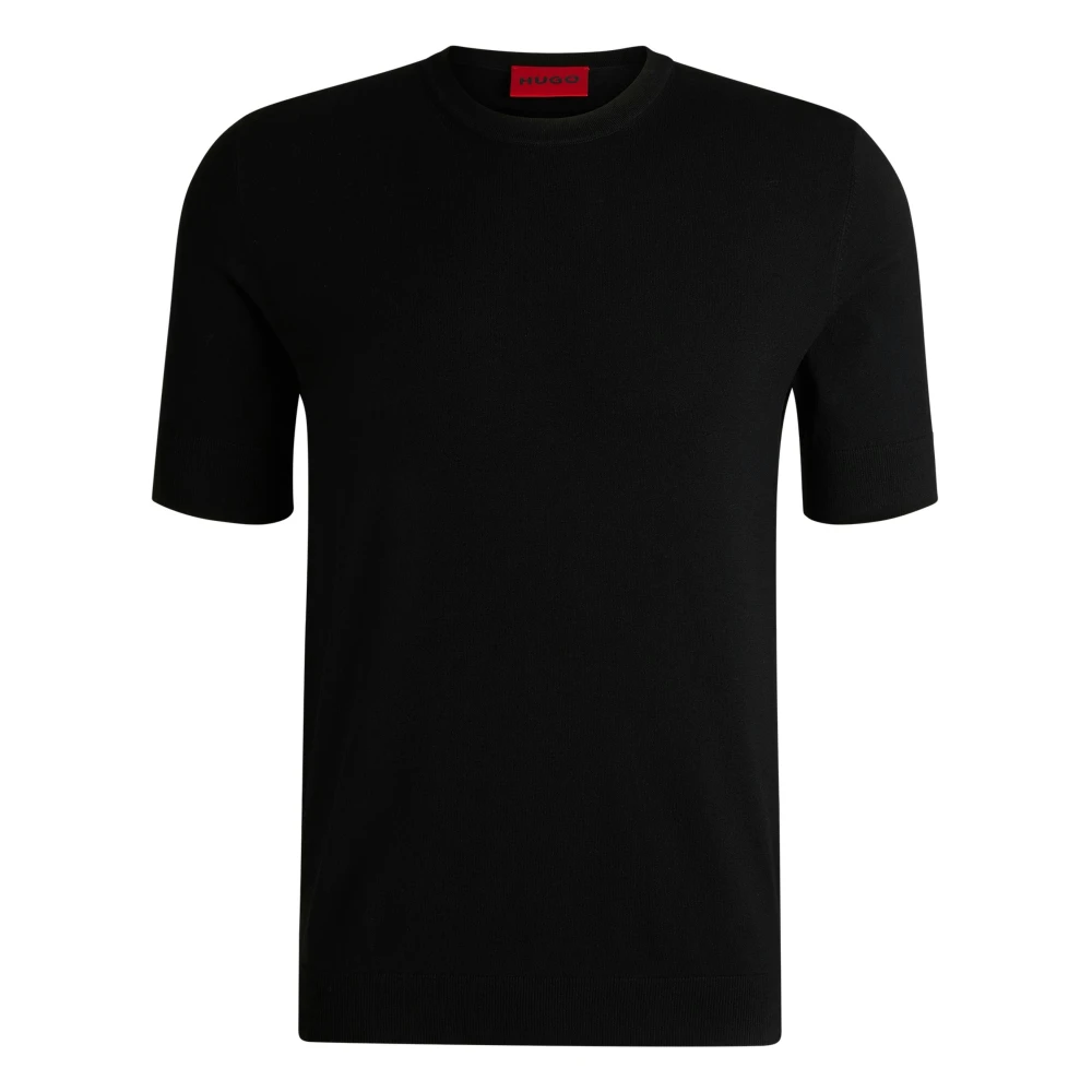 Hugo Men's Black T-Shirts, L, T-Shirts