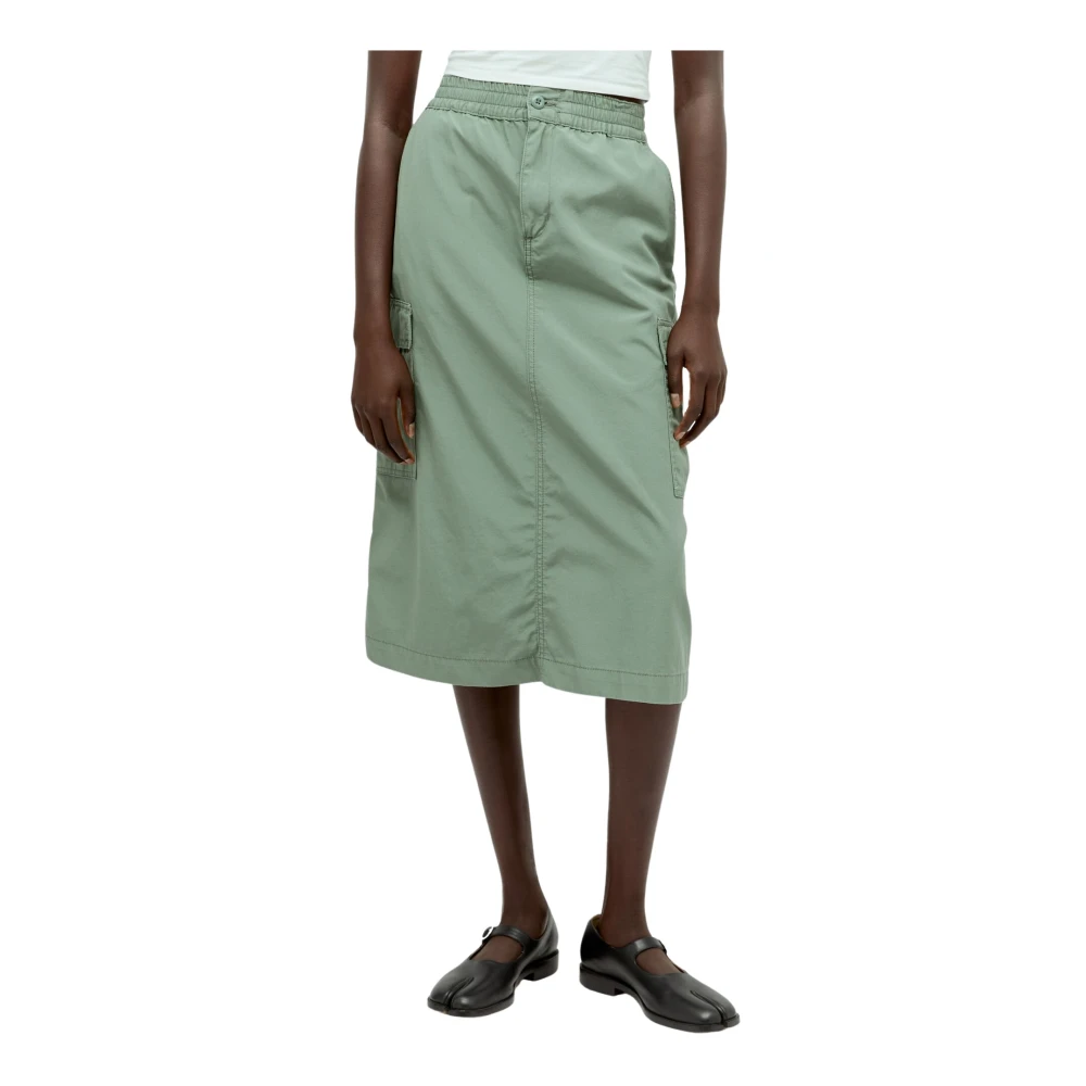 Carhartt WIP Cargo Rok van Katoen Green Dames