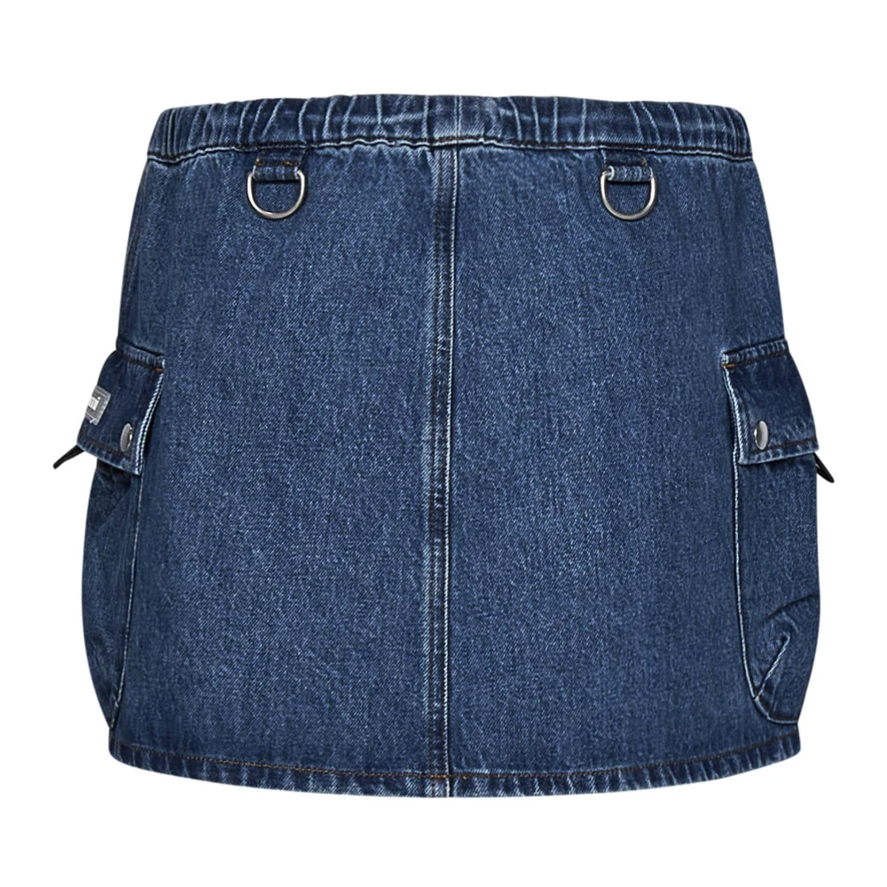 Coperni Blauwe Rok met Verstelbare Taille en Cargo Zakken Blue Dames