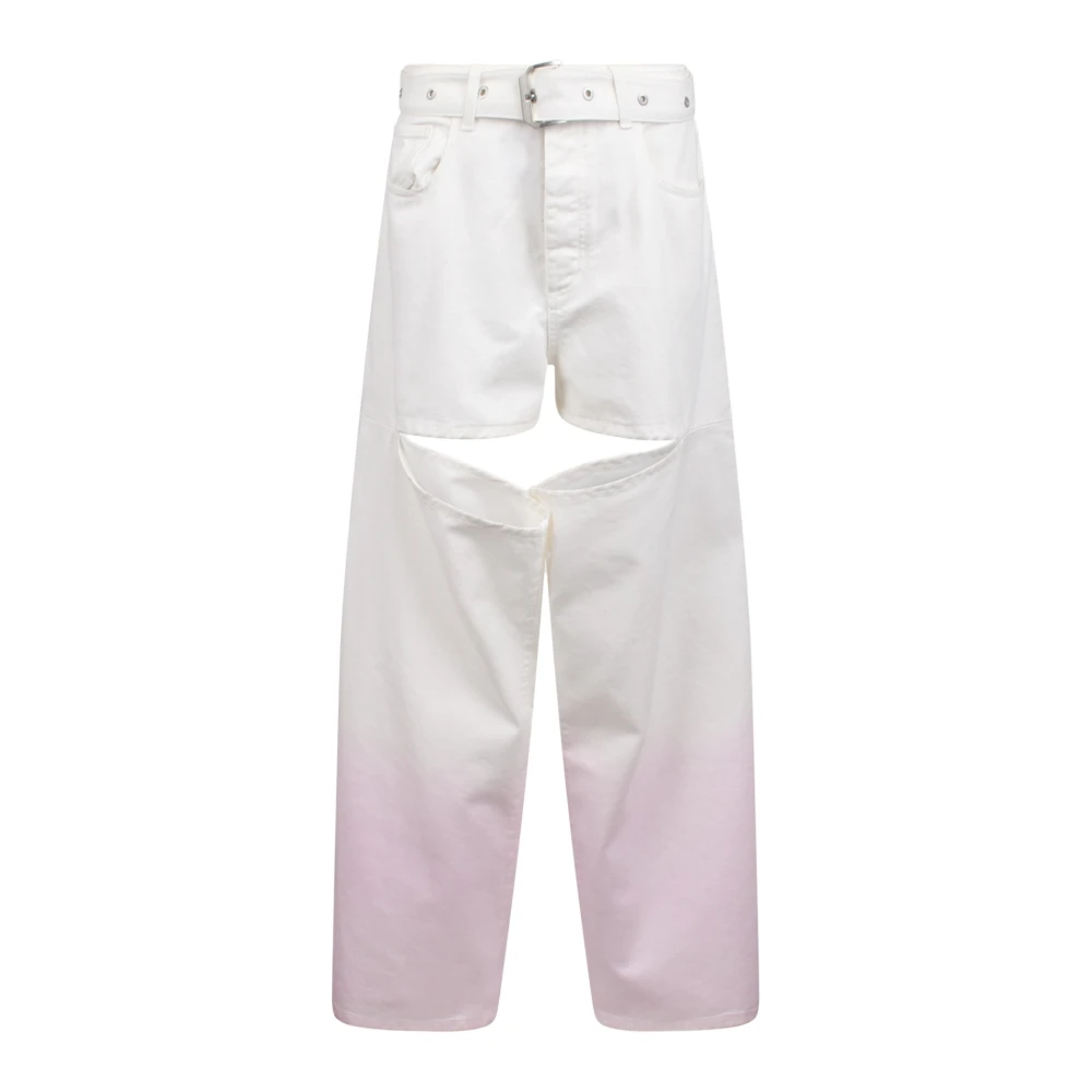 Ssheena Wide Trousers White Dames