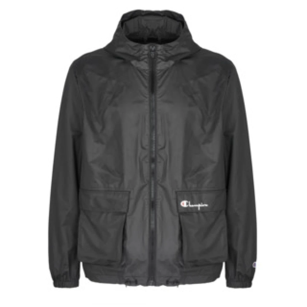 Champion , Herren, Jacken, Schwarzk, L