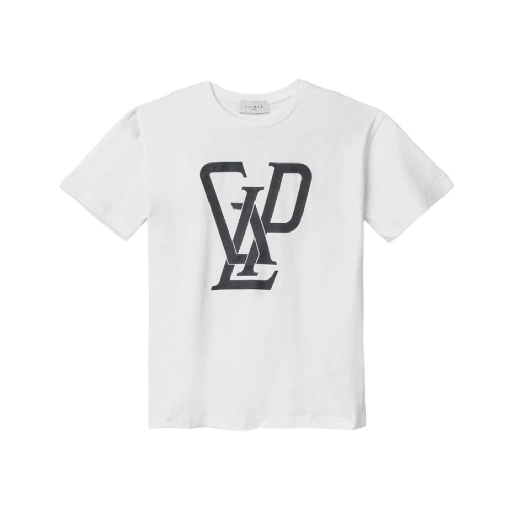 Gaëlle Paris Korte Mouw T-shirt White Dames
