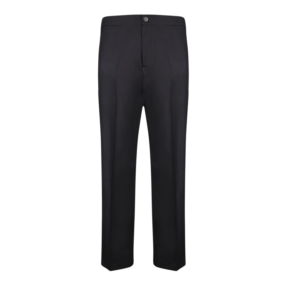 Costumein Zwarte Getailleerde Broek Black Heren