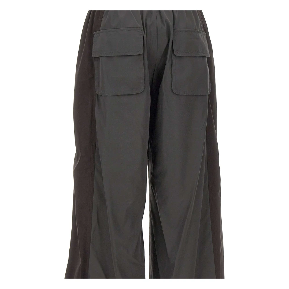 LOW Classic Grijze Satijnen Wijde Pijp Broek Gray Dames
