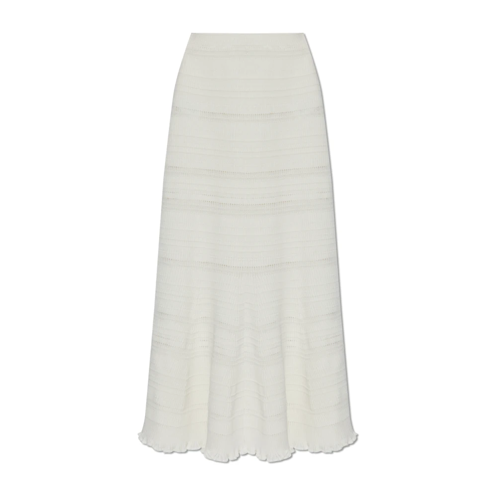 Lanvin Katoenen rok White Dames