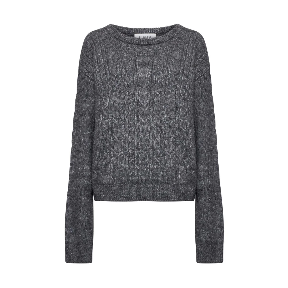 Silvian Heach Donna Grigio Maglie, 2XS, New,