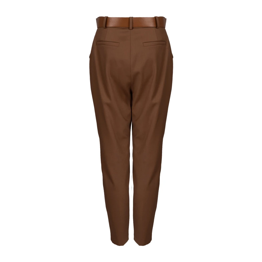 Liu Jo Slim Fit High Waist Broek Brown Dames