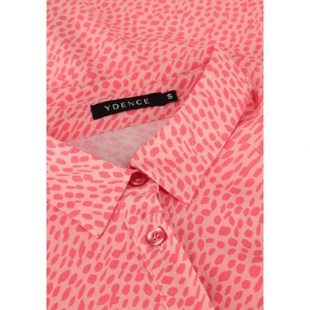 Ydence Roze Blouse Amber Pink Dames