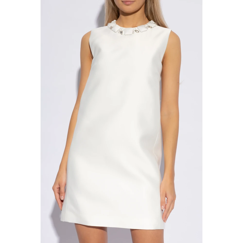 Versace Versierde jurk White Dames
