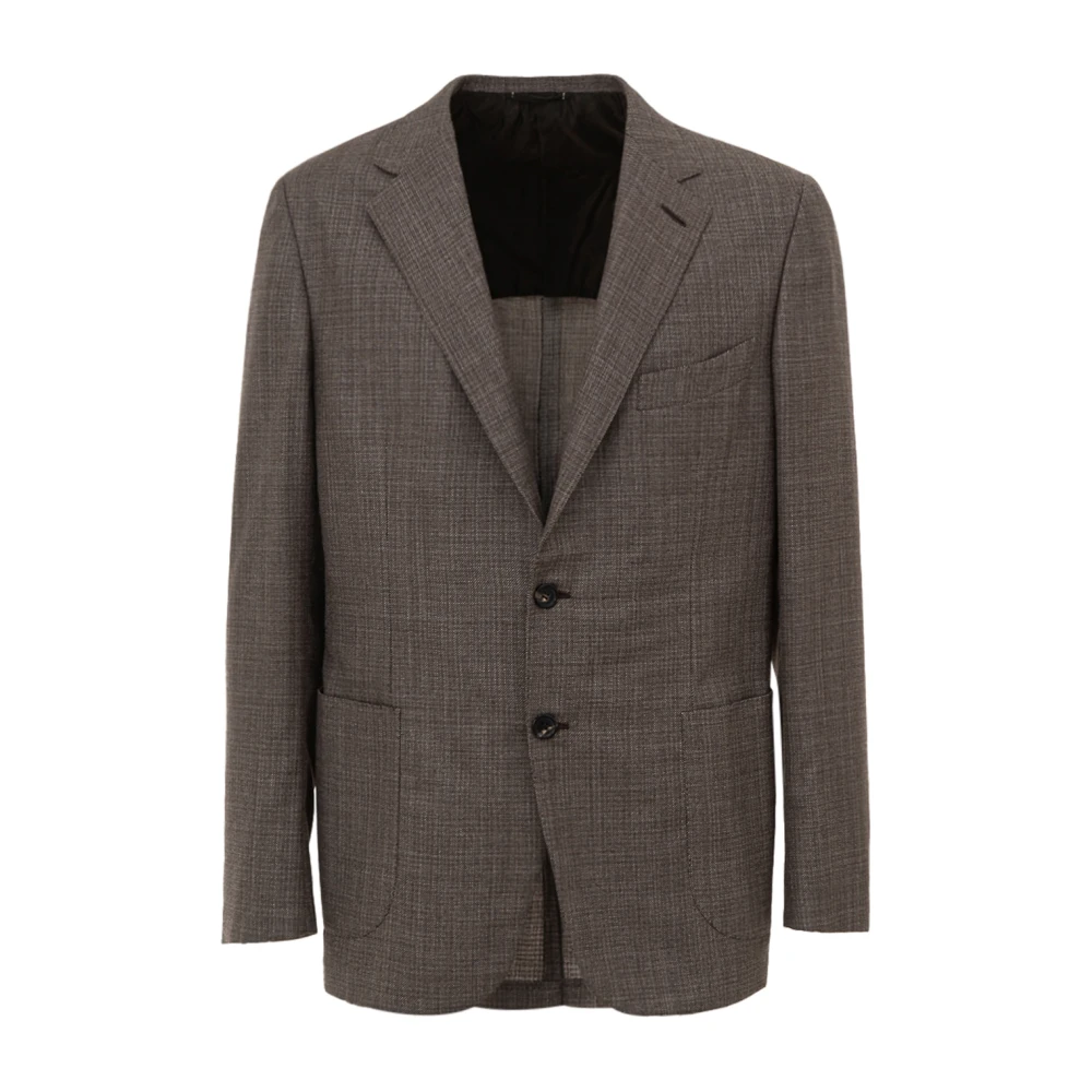 Brioni Stijlvolle 'Condotti' Jas Beige Heren
