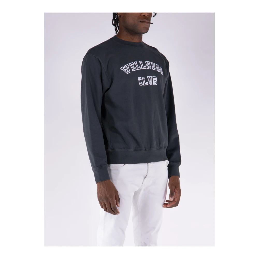Sporty & Rich Wellness Club Sweatshirt Gray Heren