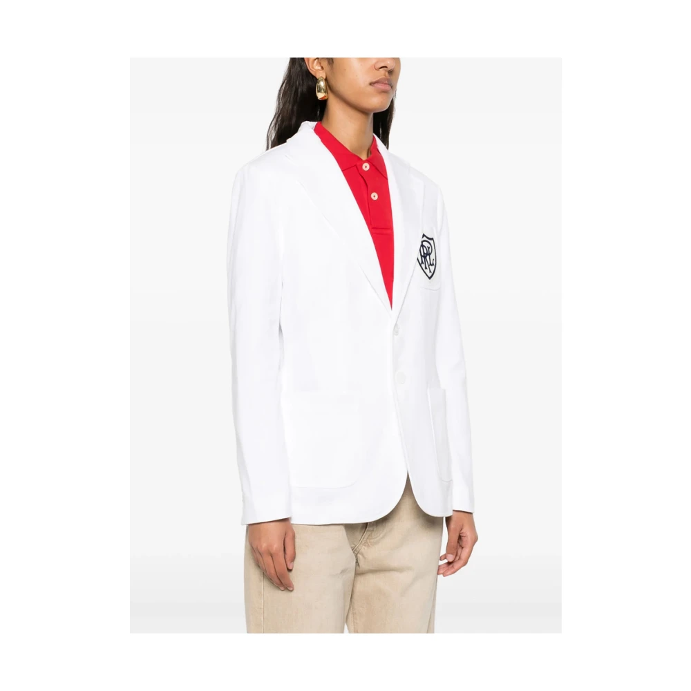Ralph Lauren Jas White Dames