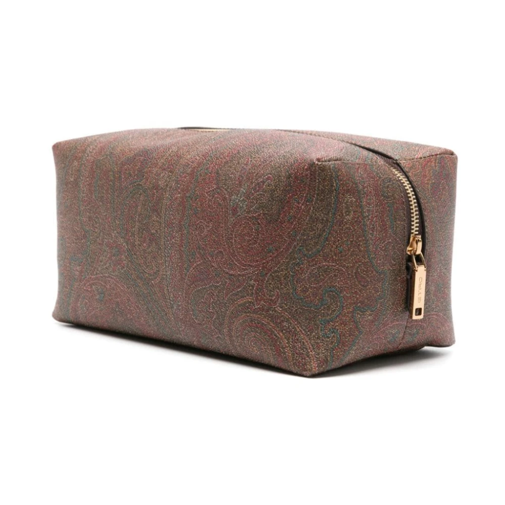 ETRO Stijlvolle Clutch Pouch Brown Dames