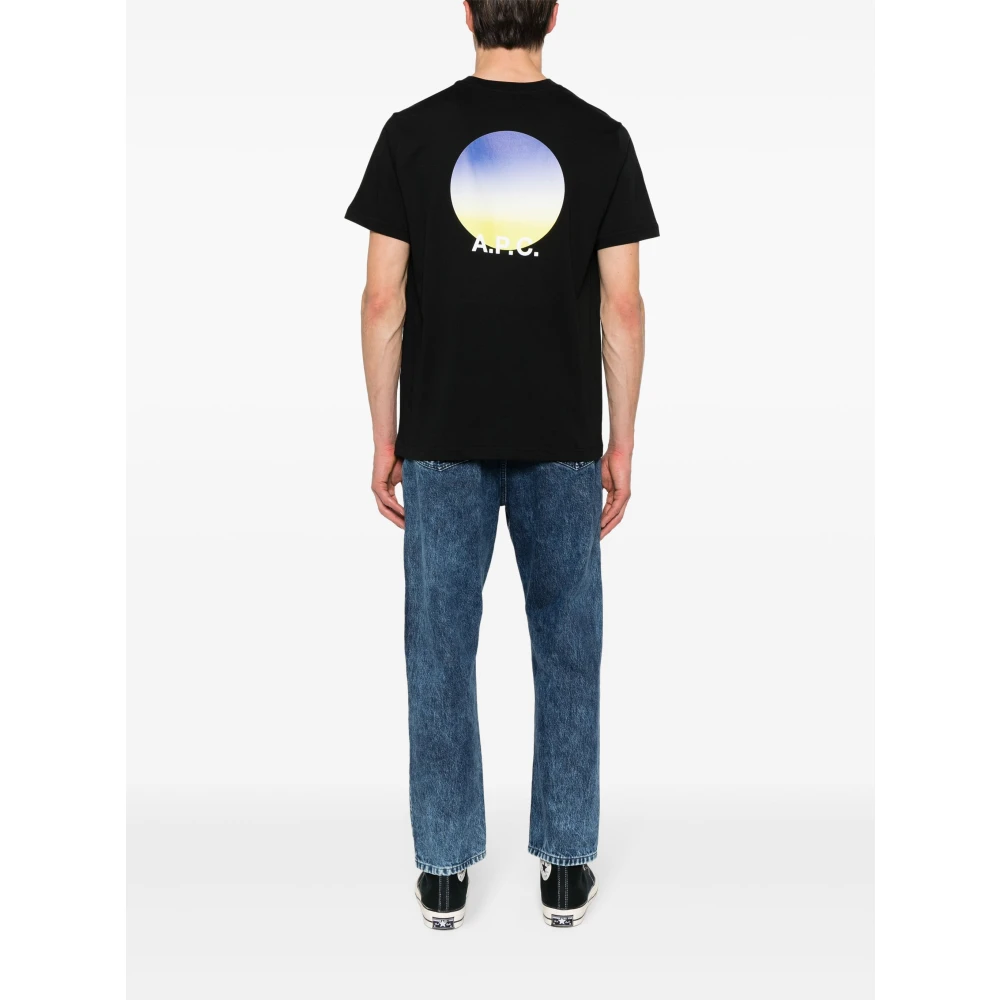 A.p.c. Katoenen T-shirt Black Heren