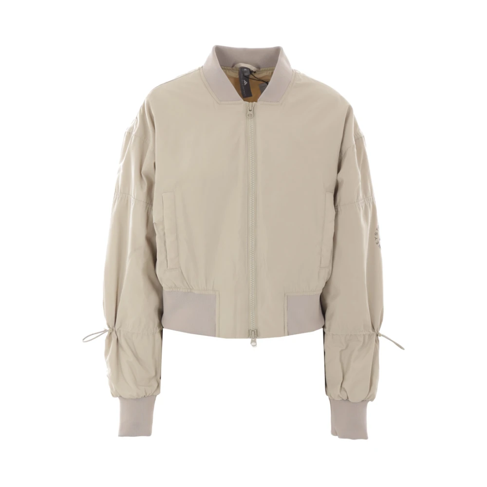 Adidas by stella mccartney Gekropt Bomberjack Beige Dames