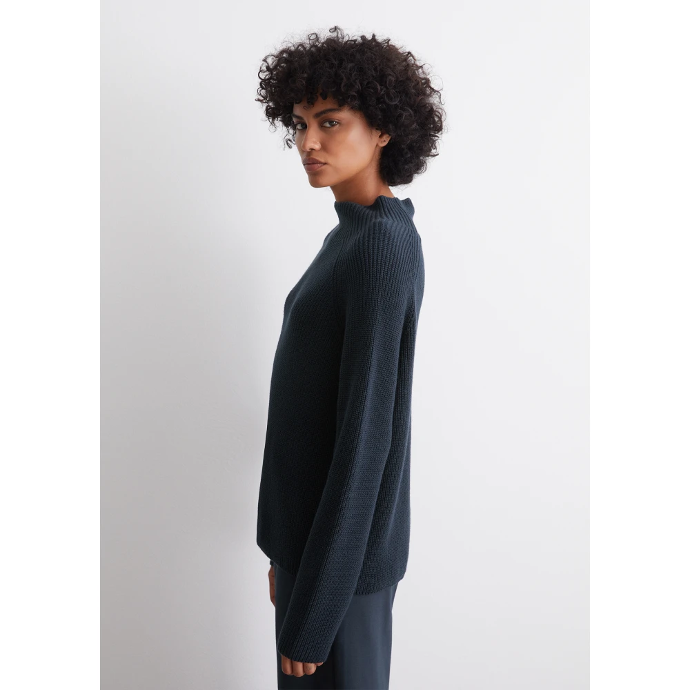 Marc O'Polo Gebreide trui regular fit Blue Dames