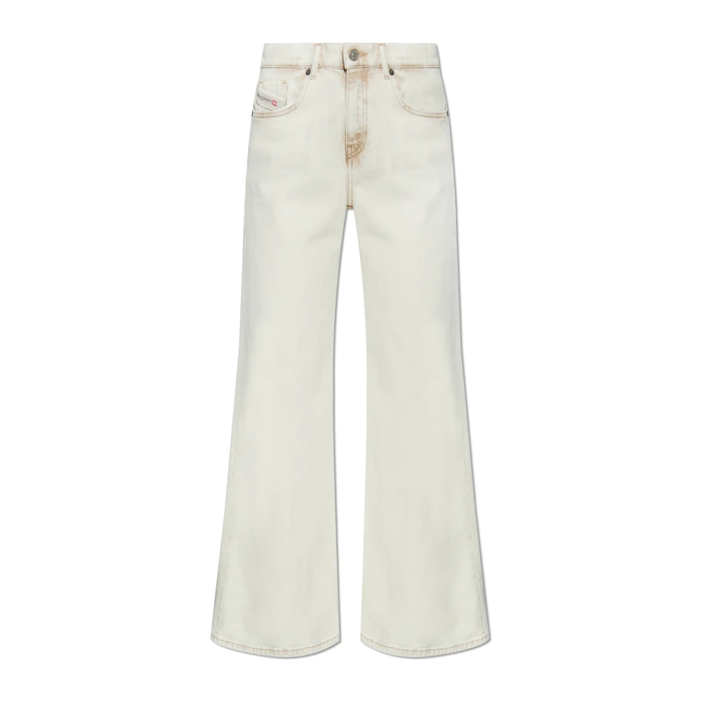 Diesel Vrouw Beige Jeans Dames, W26 L30, Katoen, 1978 D-Akemi Jeans