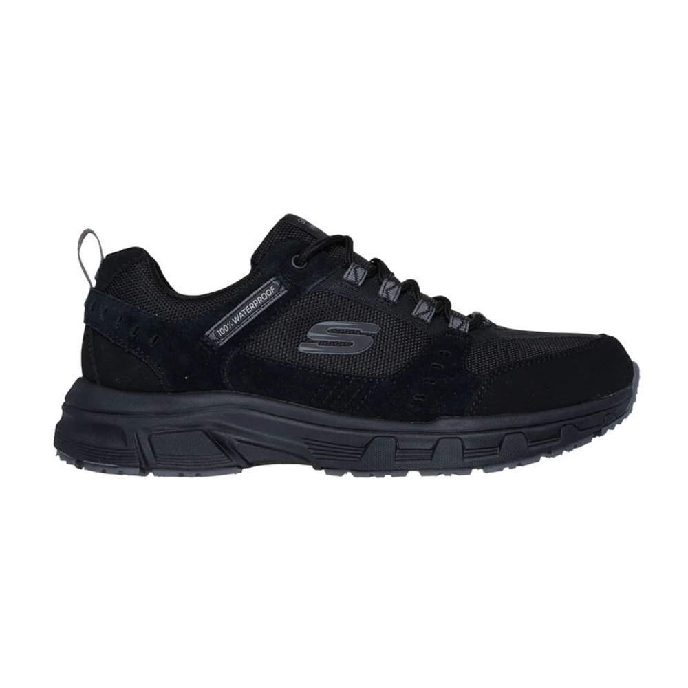 Skechers Utomhus Mesh Sneaker Black, Herr