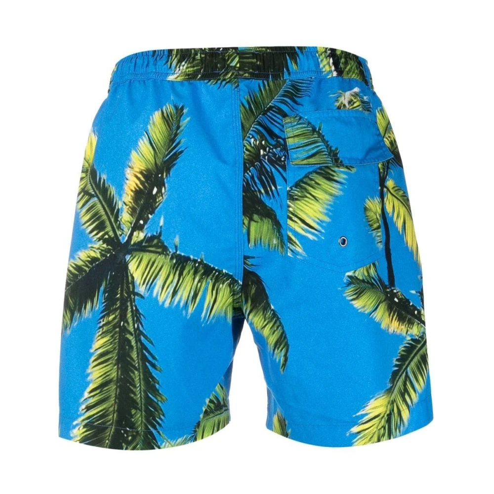 Blue Sky Inn Palmboom Zwemshorts Rood Blue Heren