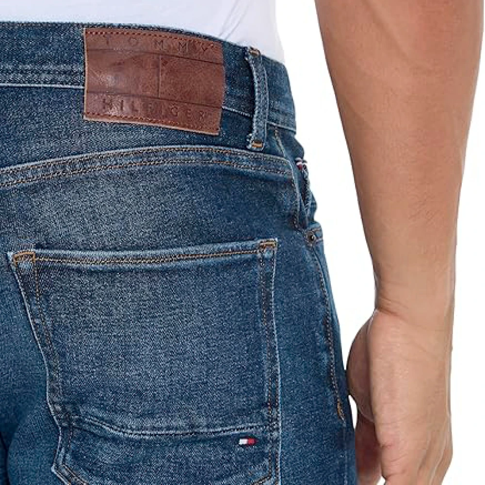 Tommy Hilfiger Denim Jeans Regular Fit Knoopsluiting Blue Heren