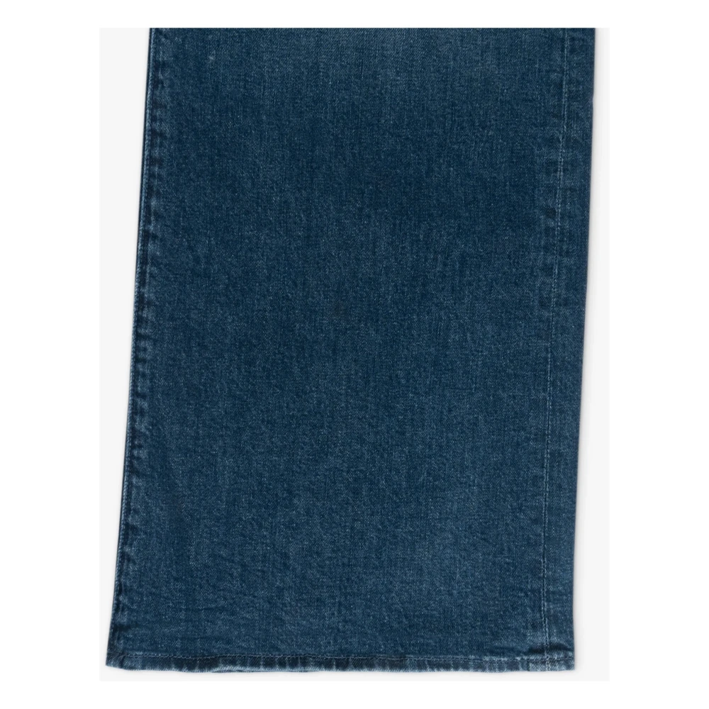 Mother Luxe Denim Wijde Pijp Jeans Blue Dames
