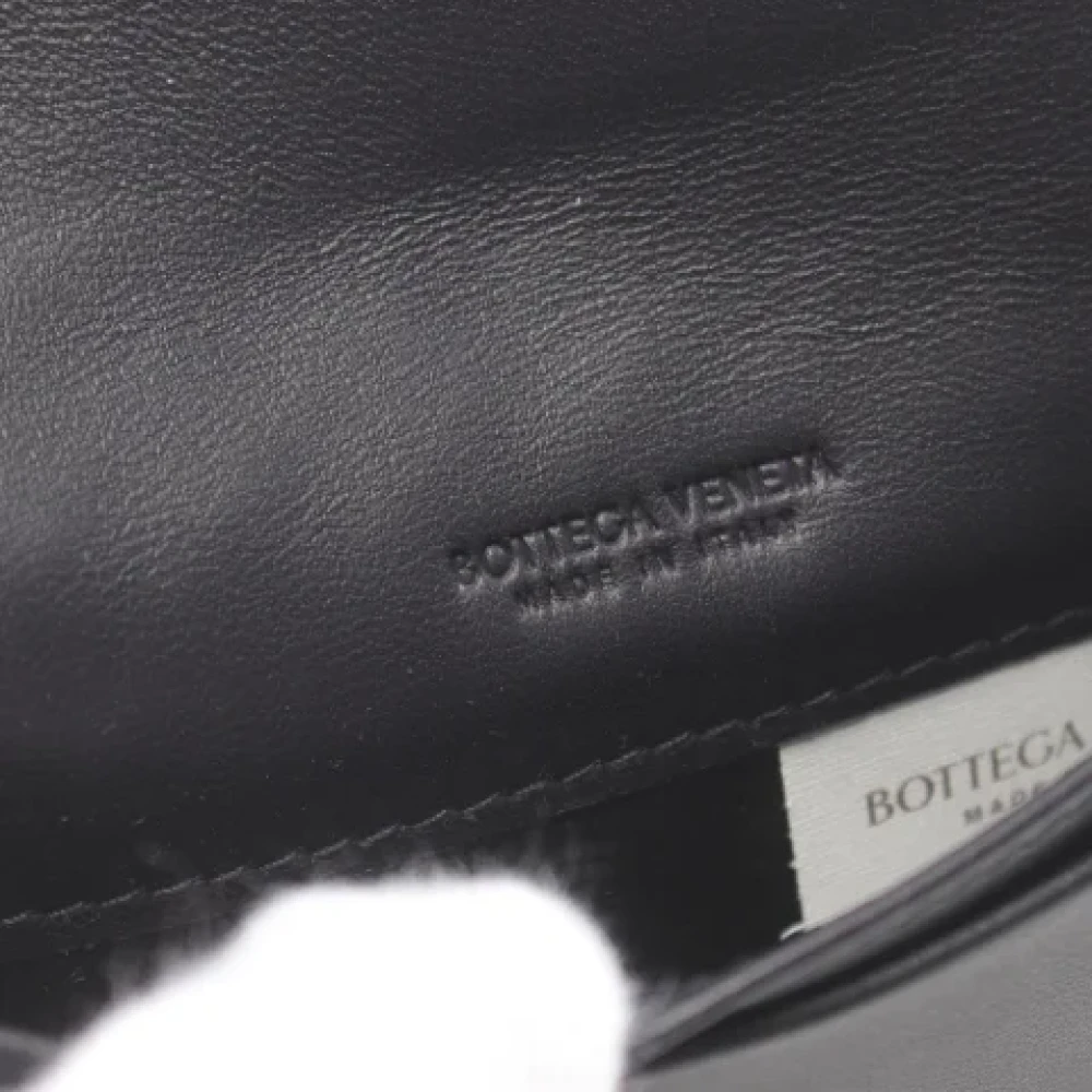 Bottega Veneta Vintage Pre-owned Leather wallets Black Dames