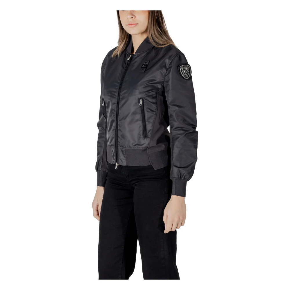 Blauer Lente Zomer Dames Jassen Collectie Black Dames