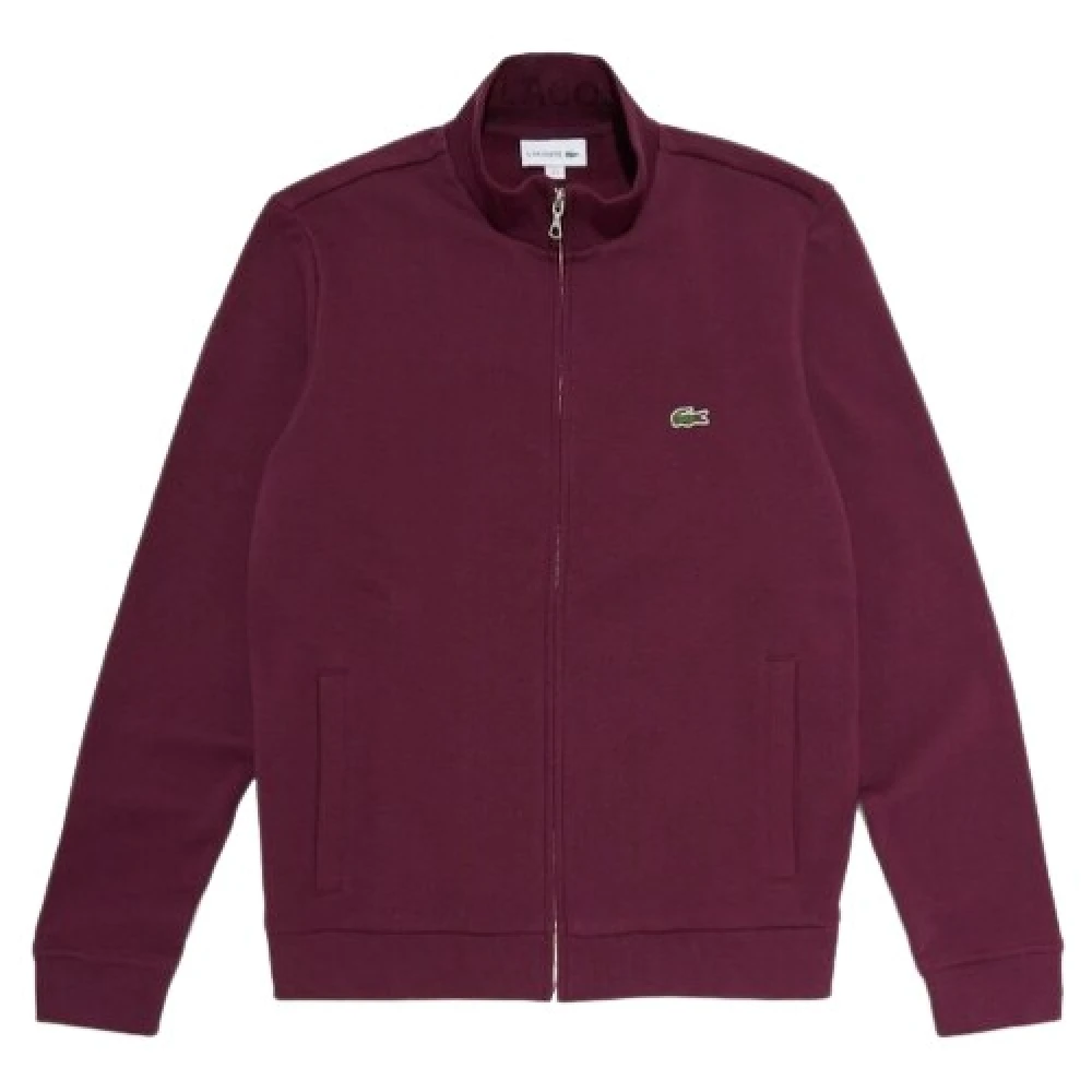 Lacoste Men's Purple Zip-Through Jacket - Zip-Throughs - Xs - Sweatshirts & Hoodies