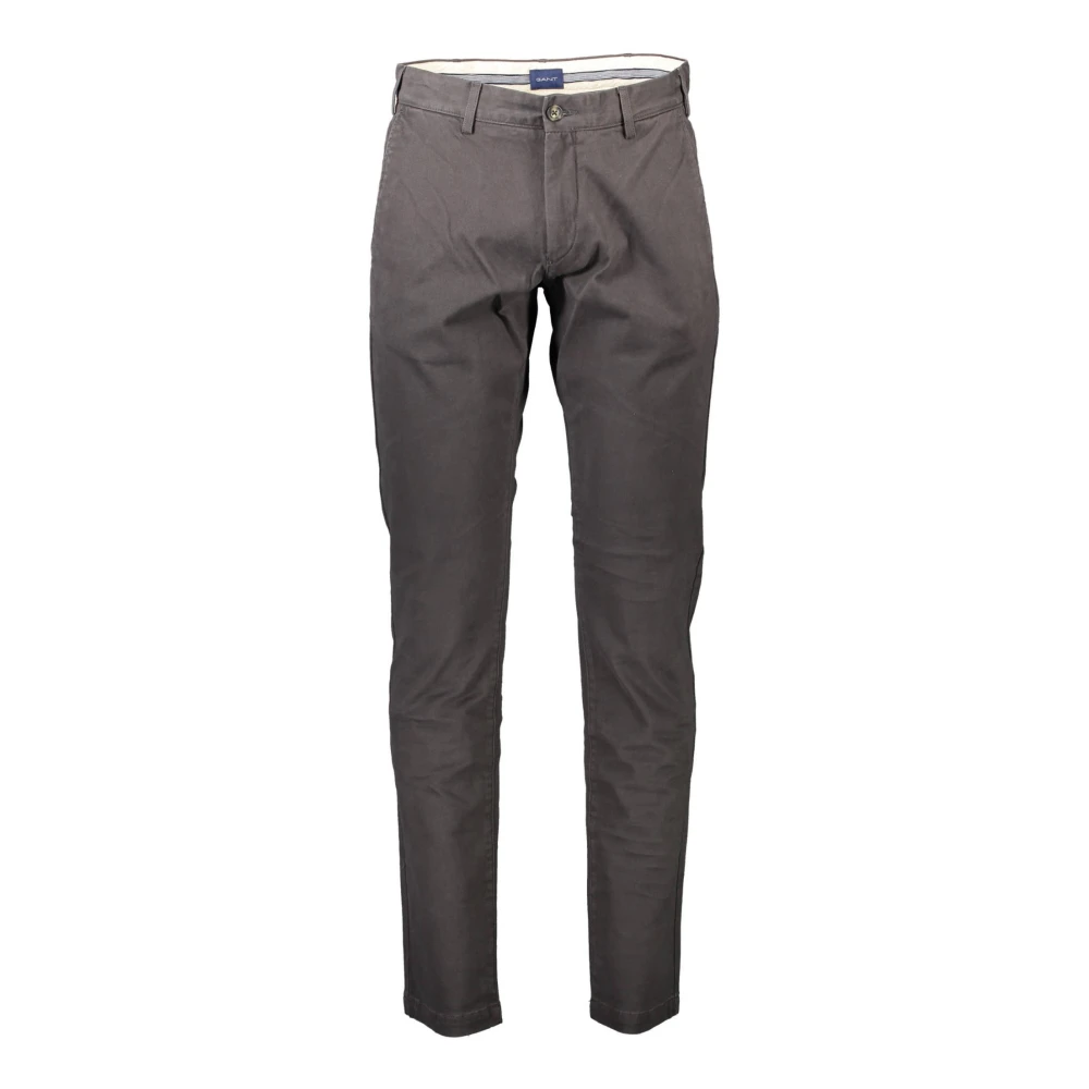 Gant Men's Gray Classic Slim Fit Cotton Jeans Pant - Slim-Fit Trousers - W30 L34 - Trousers