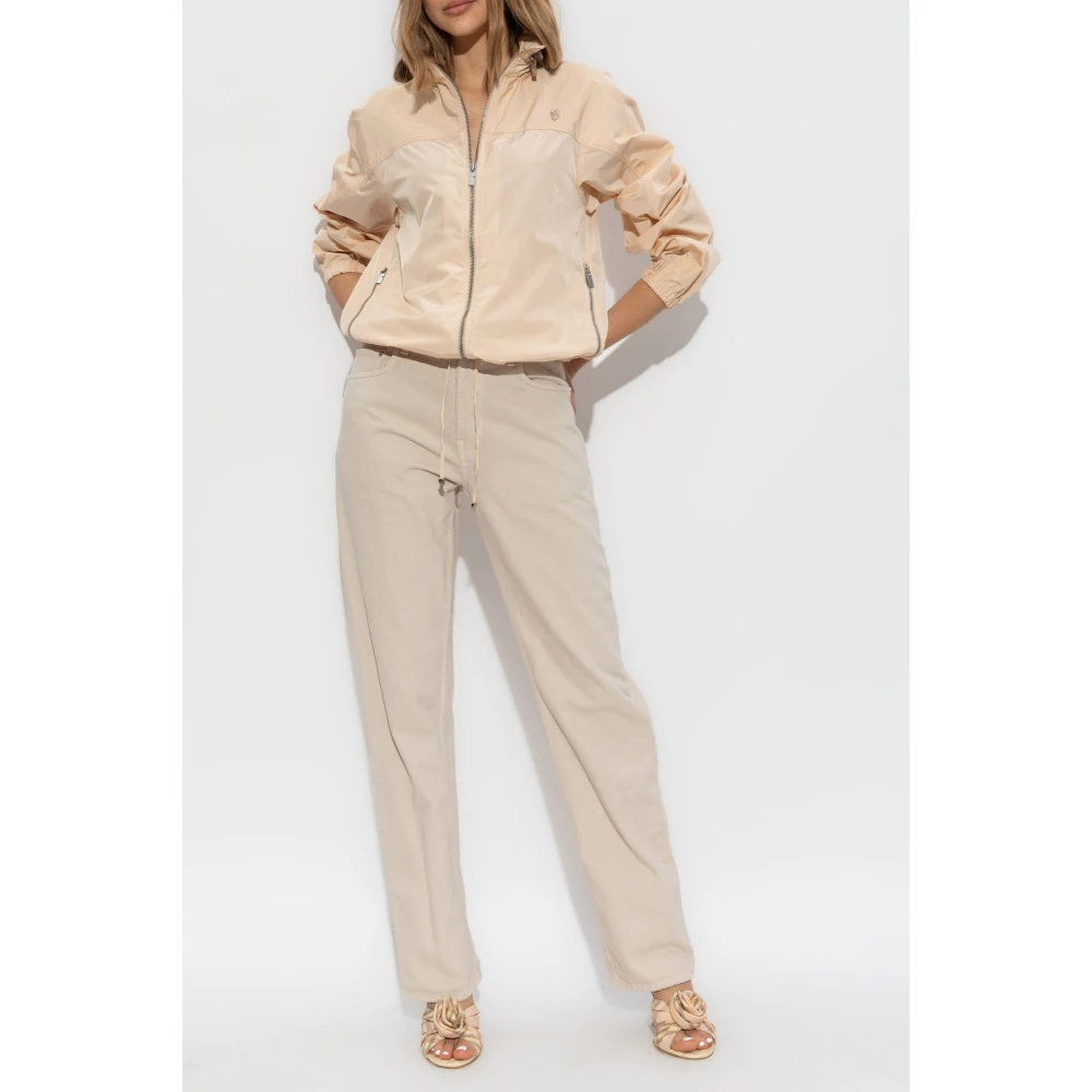 Burberry Jas met logo Beige Dames