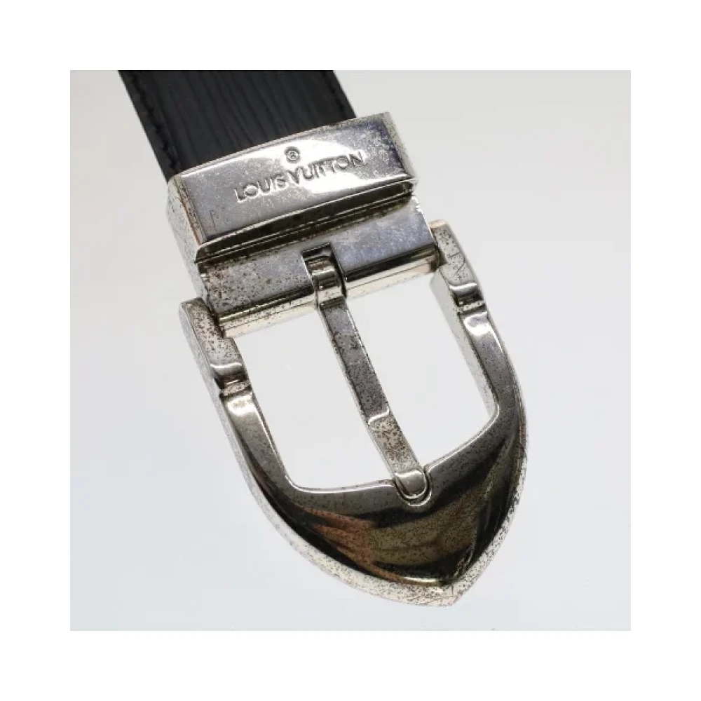 Louis Vuitton Vintage Pre-owned Leather belts Black Unisex