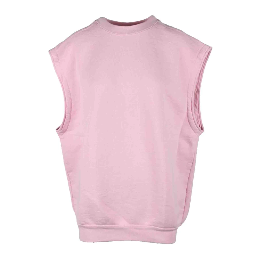 American vintage Katoenmix Sweater Pink Dames