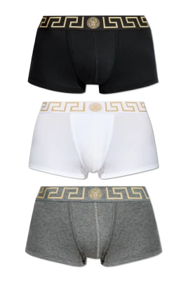Trepack boxershorts med logga