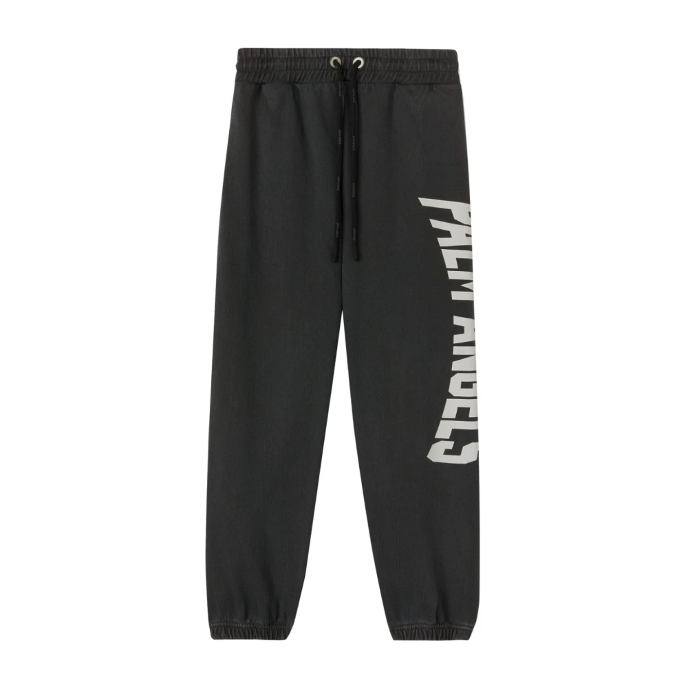 Palm Angels Trousers Gray Heren
