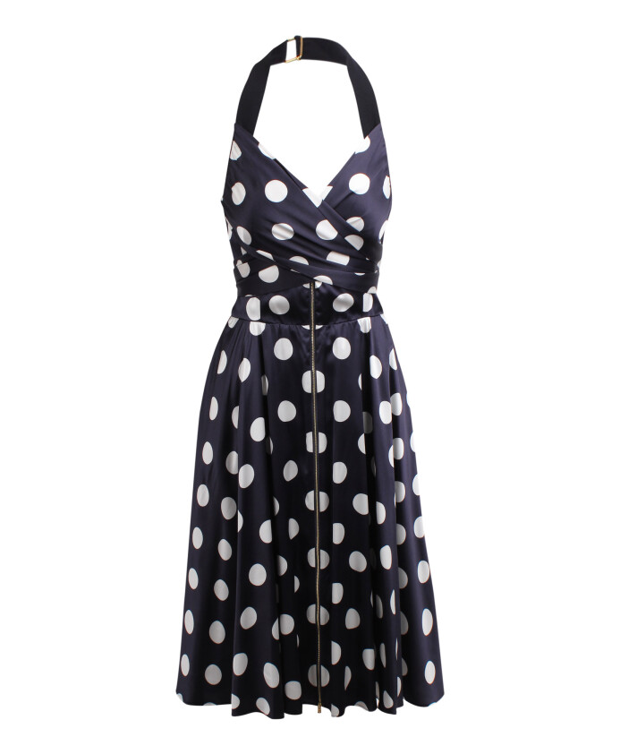 robe-midi-en-satin-a-pois