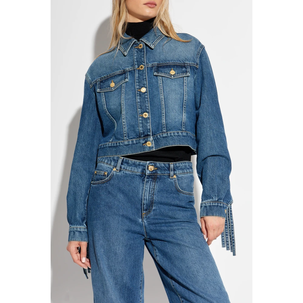 Moschino Denim jas Blue Dames