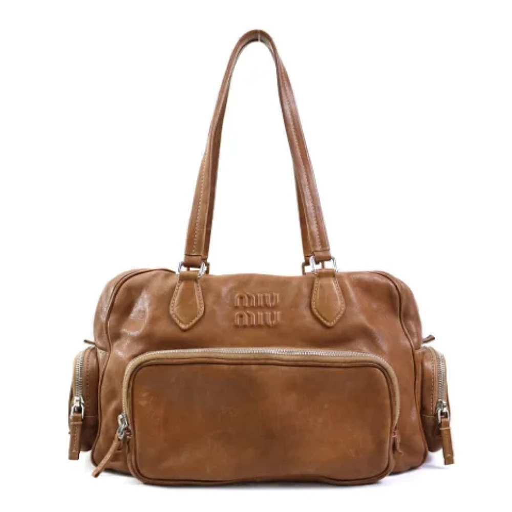 Pre-owned > Pre-owned Bags > Pre-owned Shoulder Bags - - Miu Miu Pre-owned - Modalova