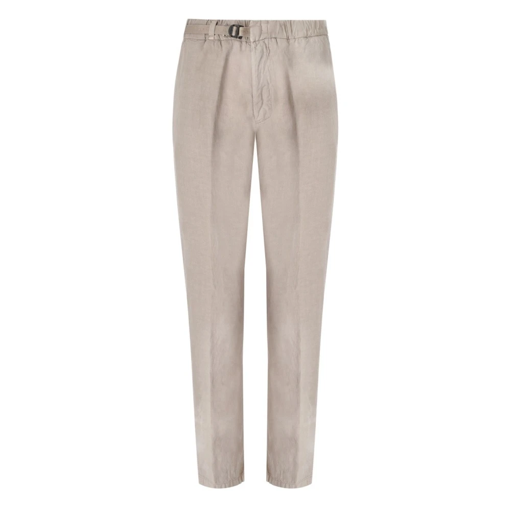 White Sand Slim-fit Trousers Beige Dames