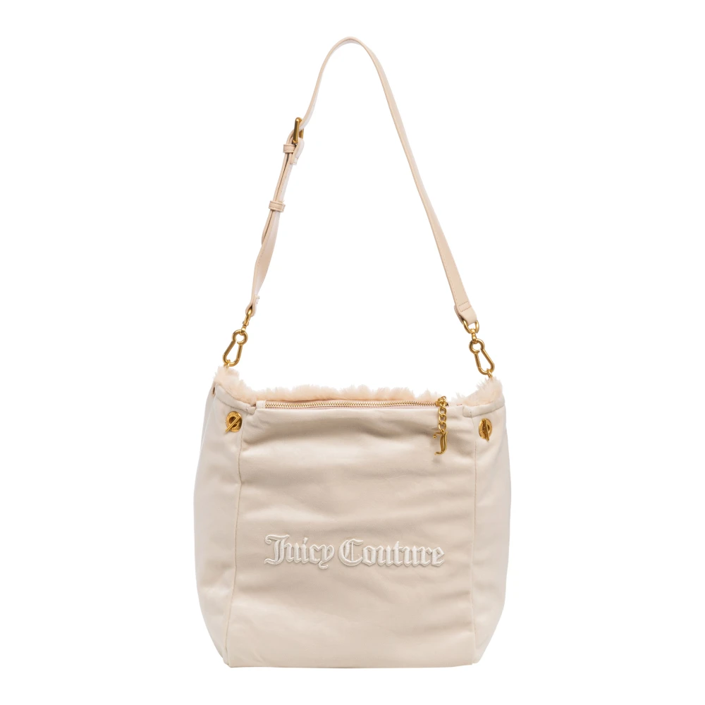 Juicy Couture Stijlvolle Tote tas met verstelbare band Beige Dames