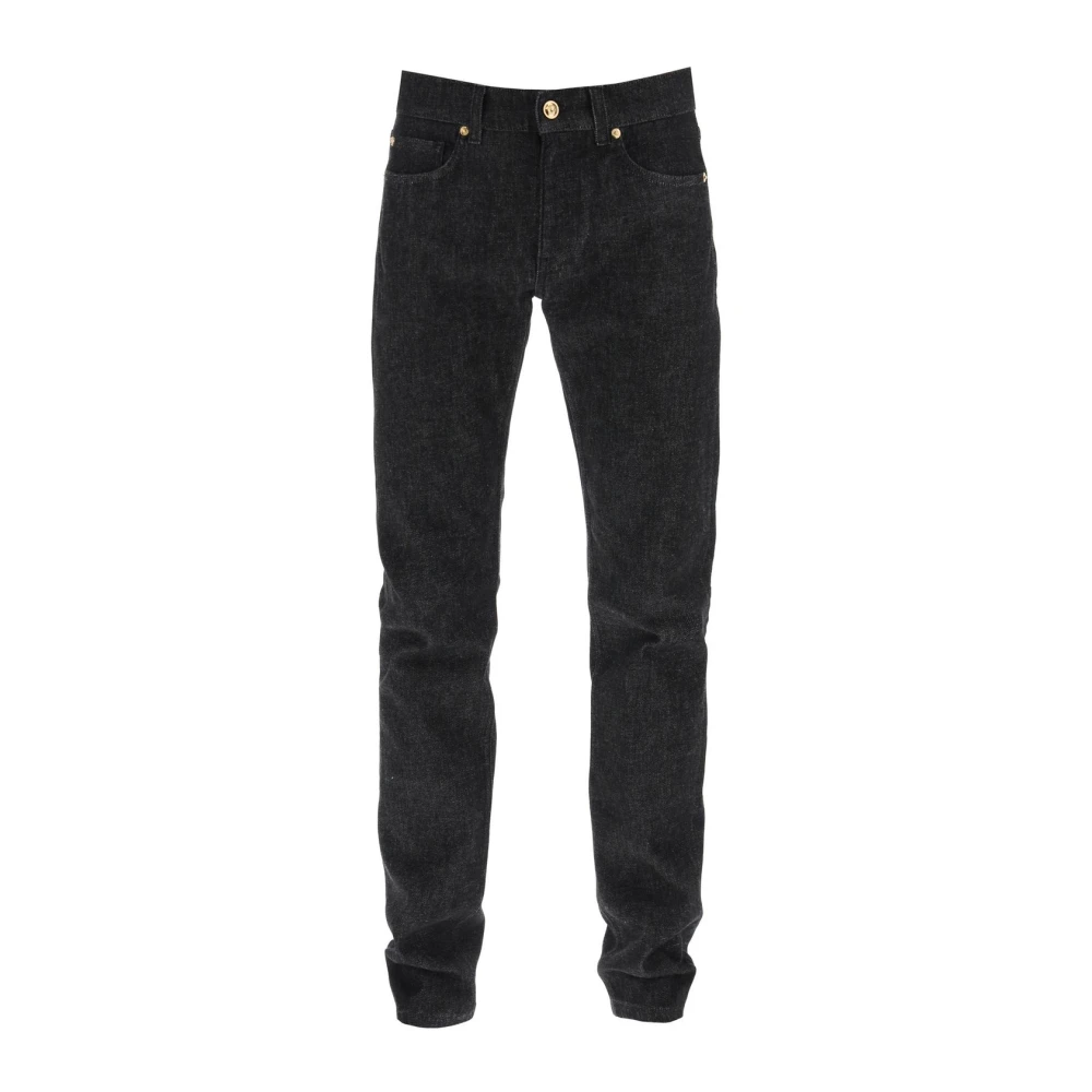 Versace Klassieke Denim Jeans voor Dagelijks Gebruik Black Heren