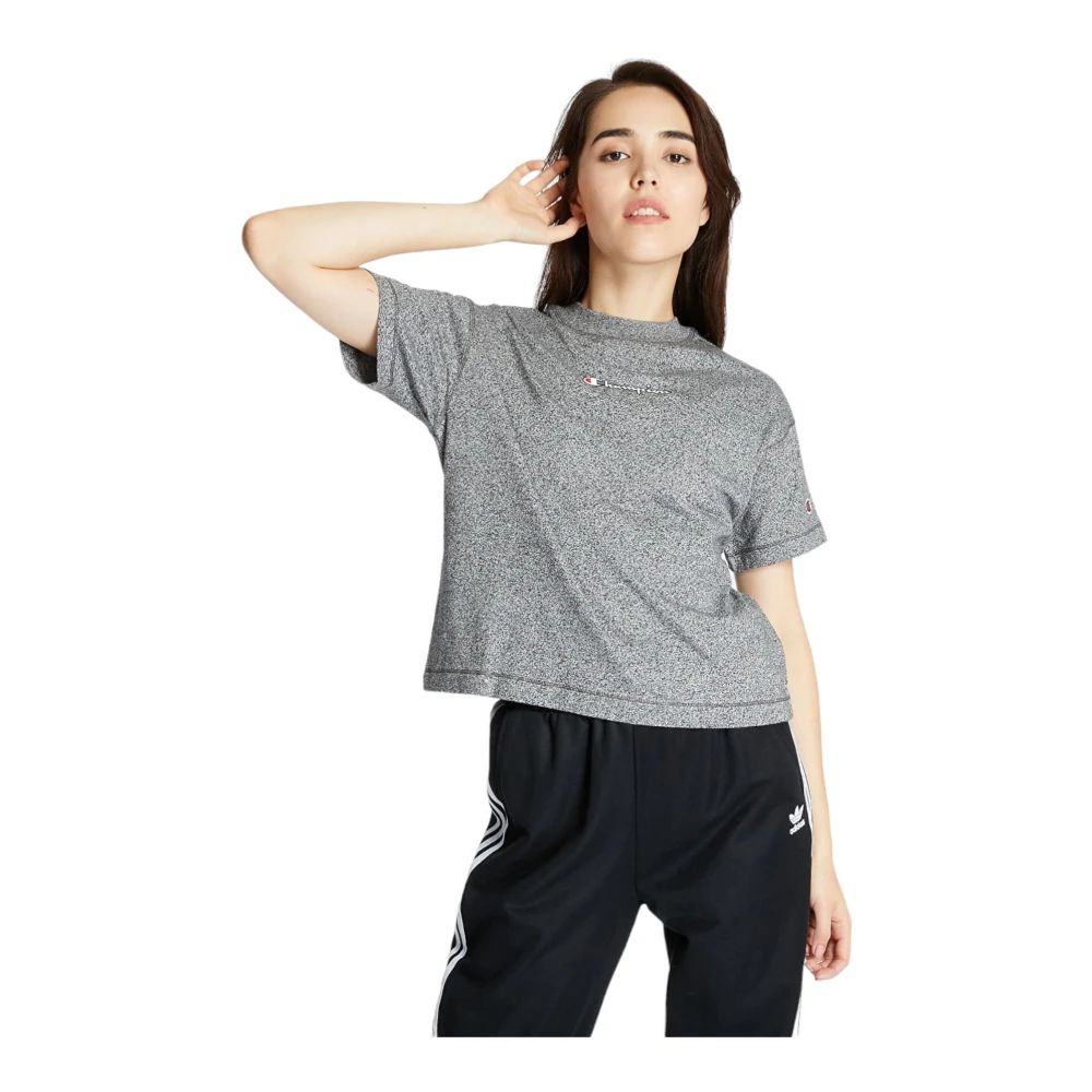 Champion Korte Mouw T-shirt Gray Dames