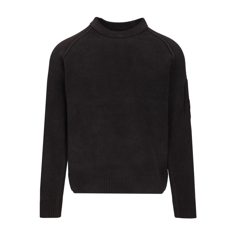 CP Company Men's Chenille Cotton Crew-Neck Jumper - Total Ecl 888 - Size XL (52) - Image 3