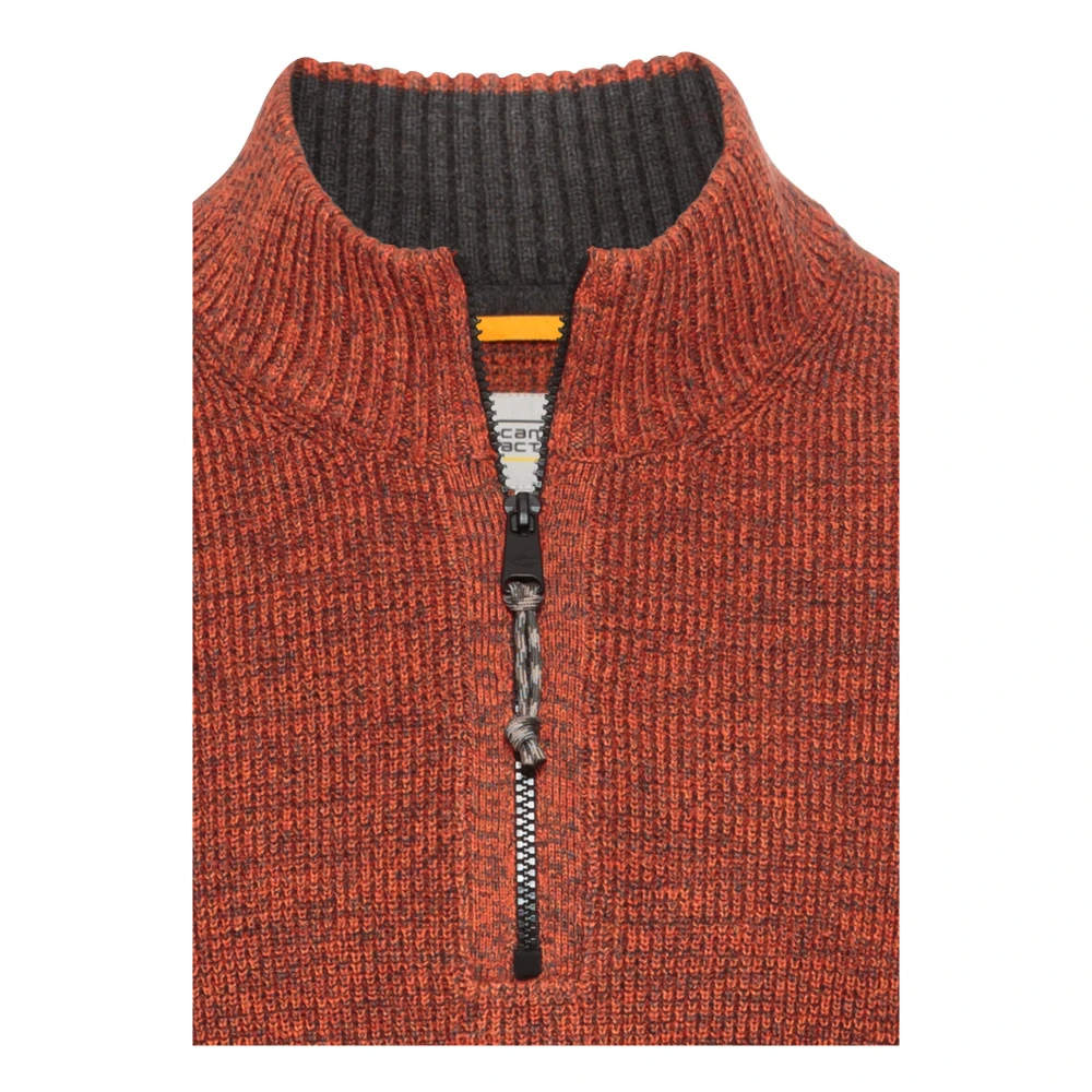 camel active Katoenmix Gebreide Trui Red Heren
